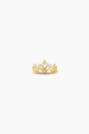 14k Gold Plated Tiara Ring