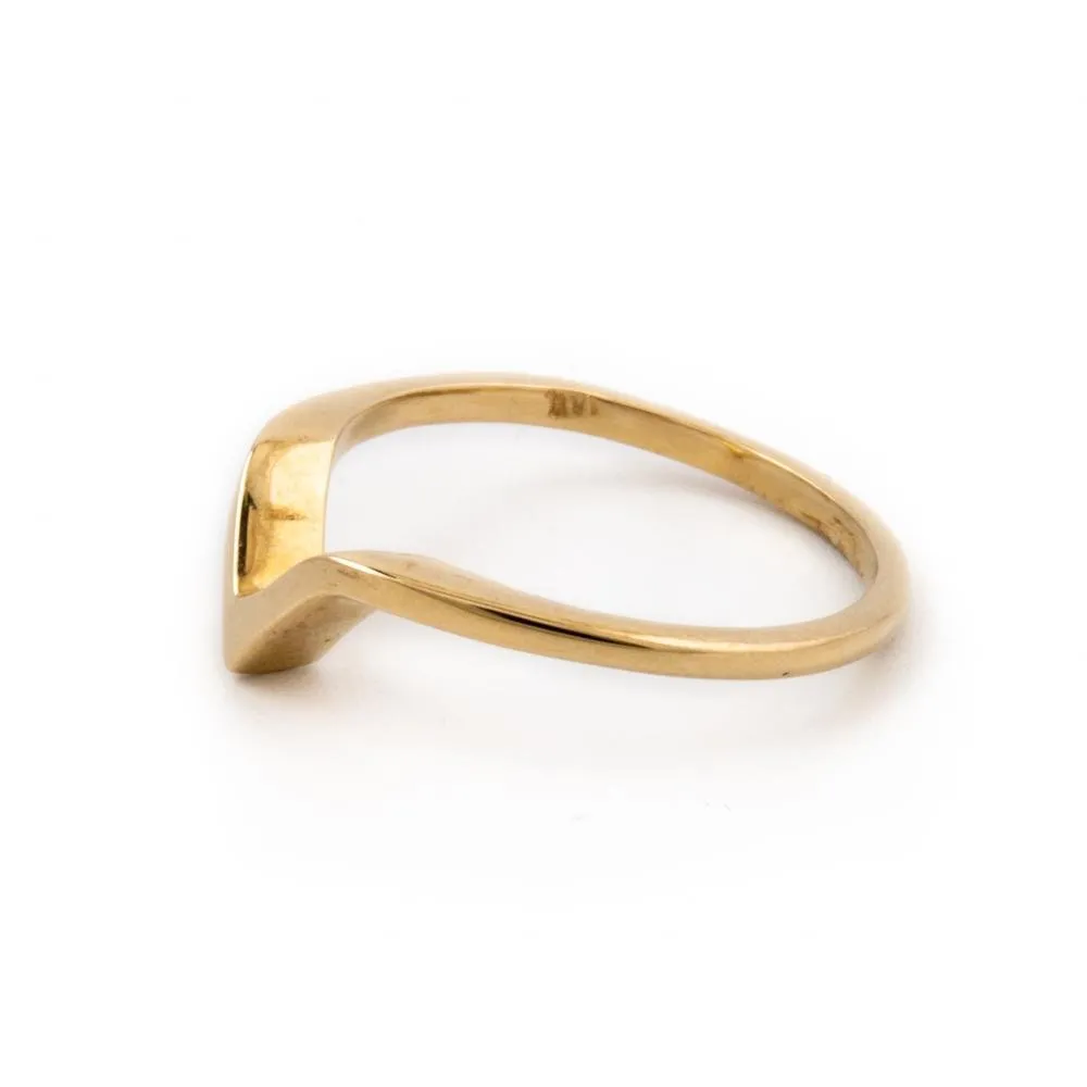 14kt Gold Tiara Ring