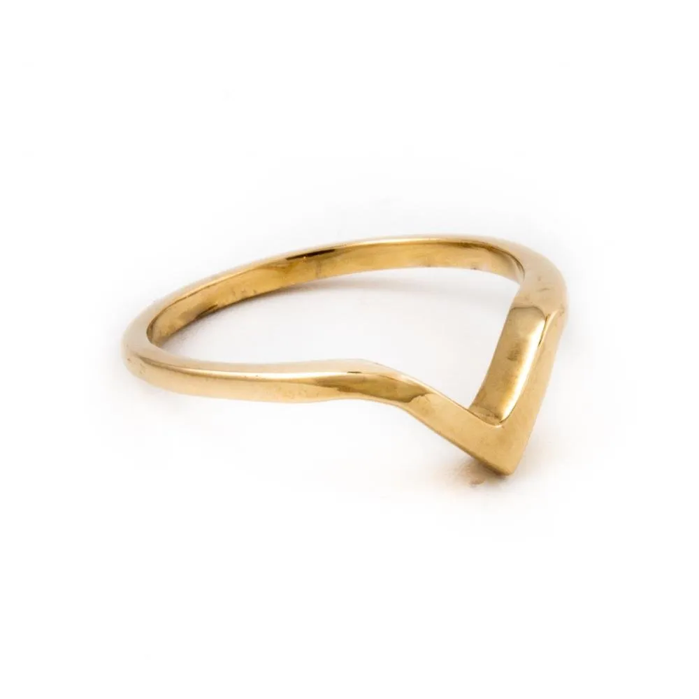 14kt Gold Tiara Ring