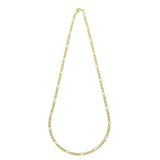 18k Gold Filled 3.5mm Figaro Mariner Figarucci Chain