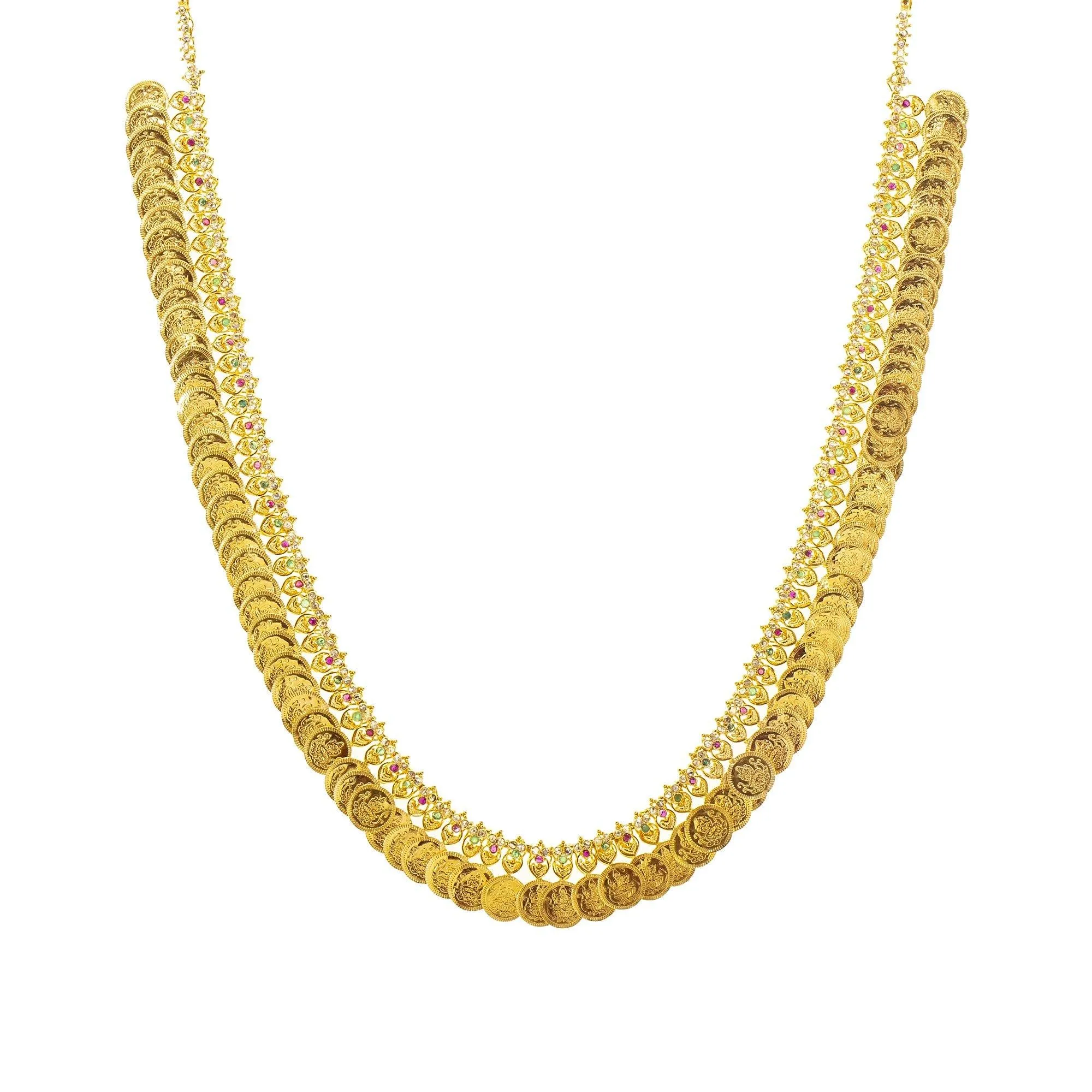 22K Gold & Uncut Diamond Advika Jewelry Set