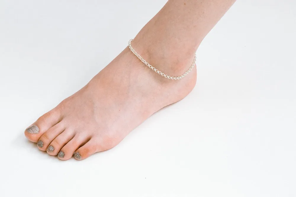 925 unique anklet-Cx