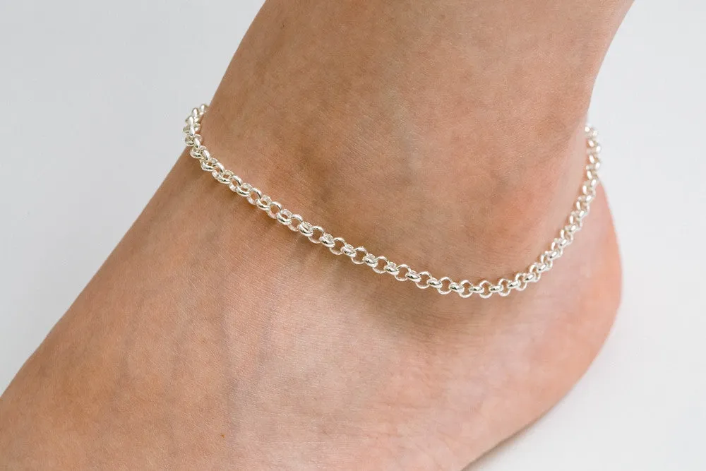 925 unique anklet-Cx