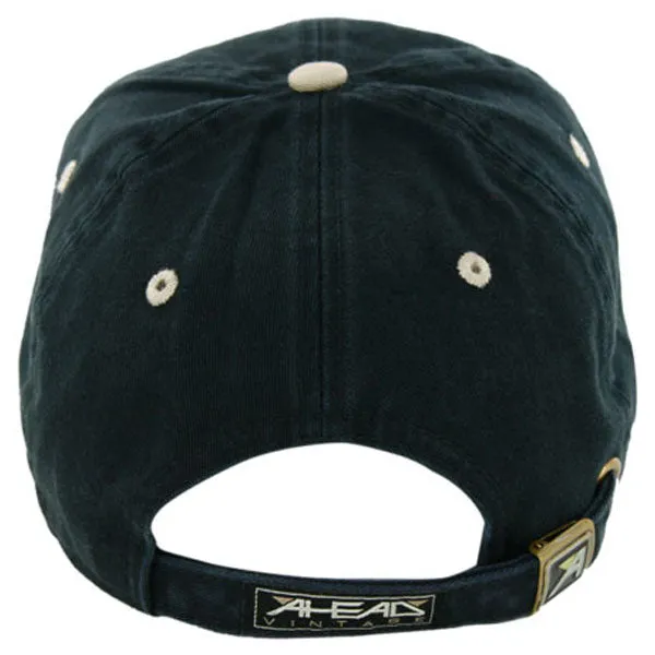 AHEAD Black/Khaki Classic Cut Sandwich Brim Cap