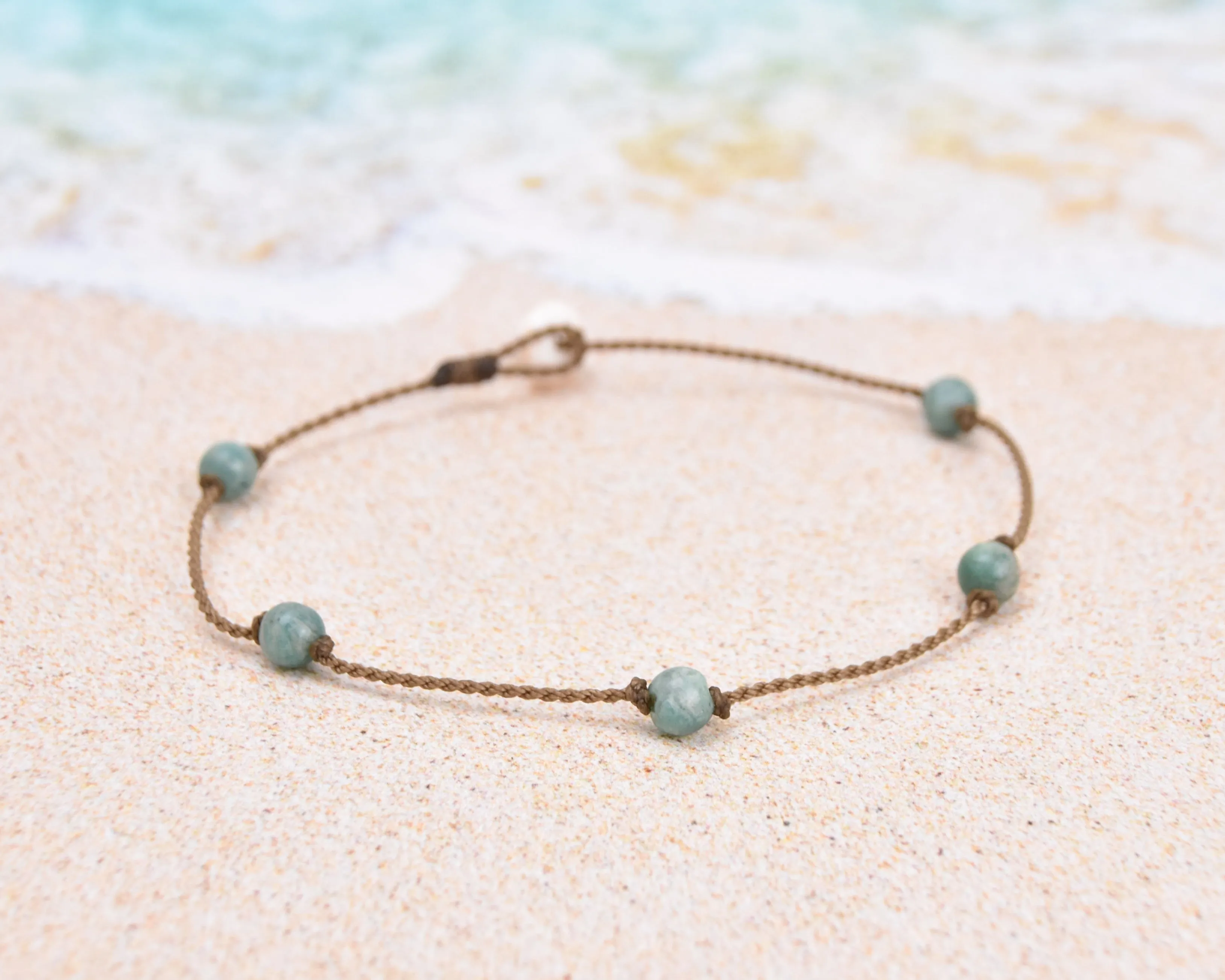 Amazonite Princess Anklets