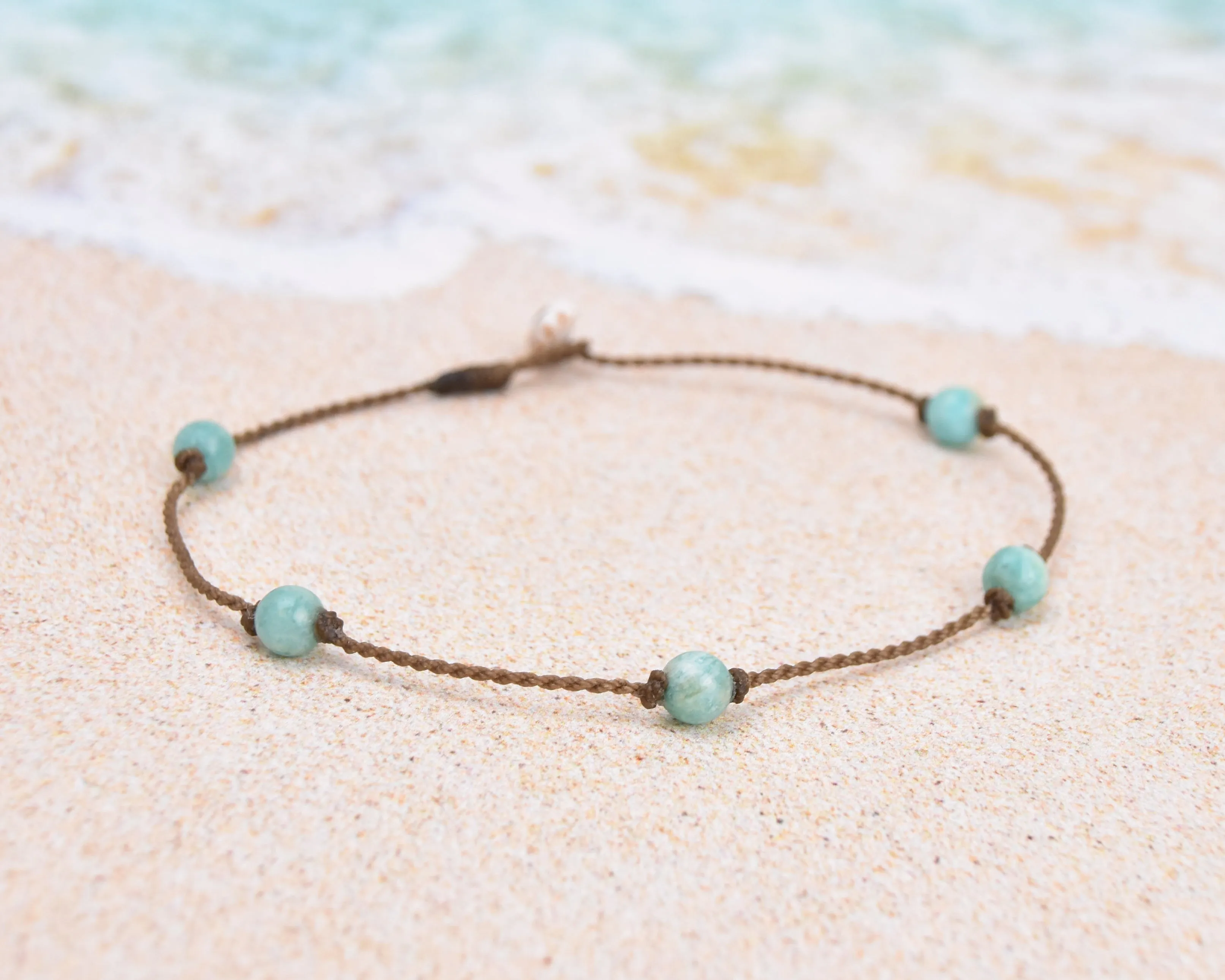 Amazonite Princess Anklets