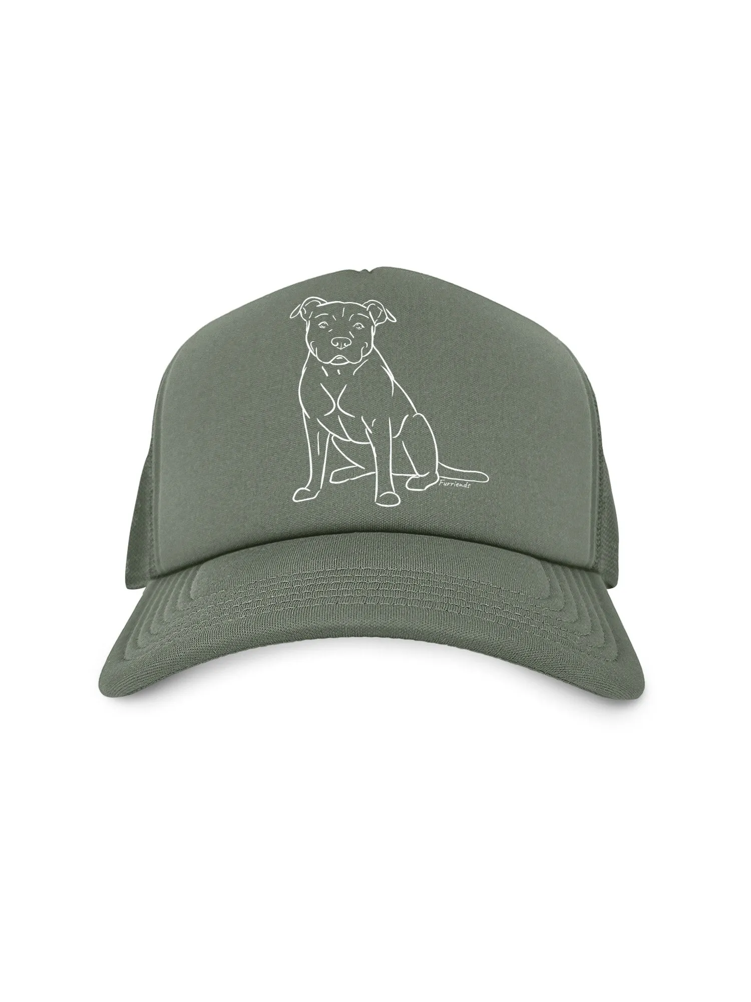 American Staffordshire Terrier Foam Trucker Cap