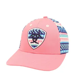 Ariat Girls' Aztec Print Ball Cap