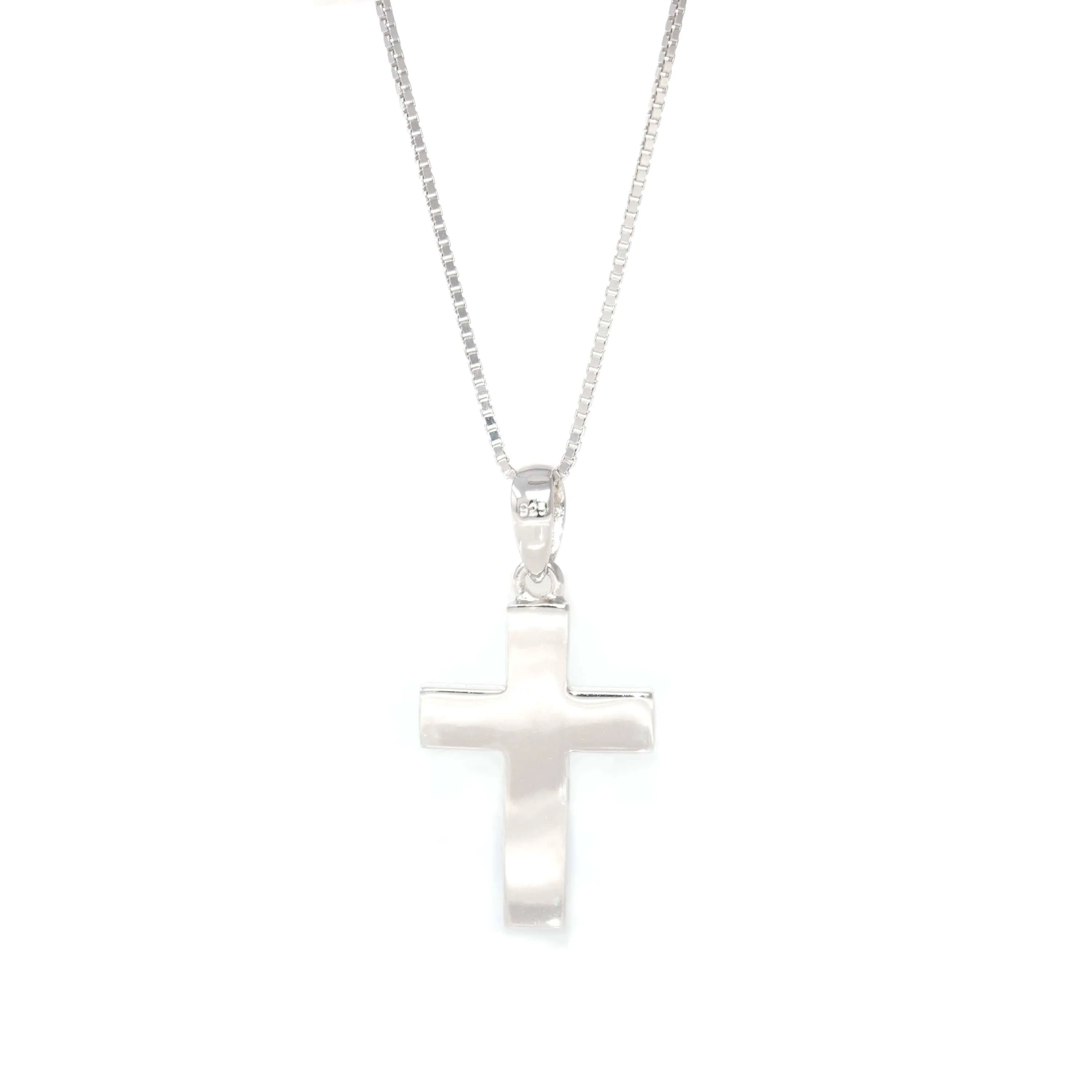 Baikalla? Sterling Silver Freeform Australian Blue Natural Opal Bezel Set Cross Necklace