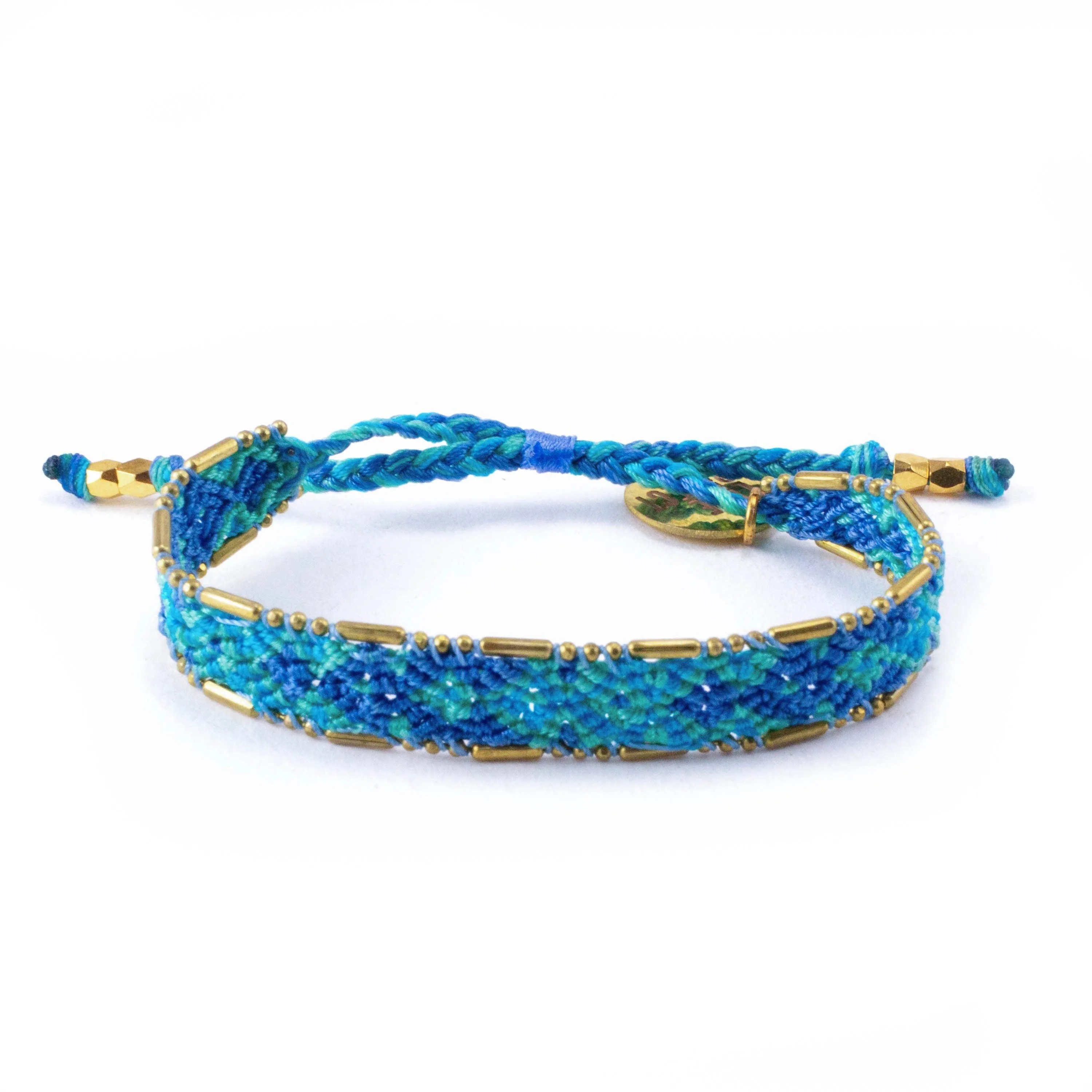 Bali Friendship Bracelet - Lagoon Blue