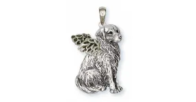 Bernese Mountain Dog Angel Pendant Jewelry Sterling Silver Handmade Dog Pendant BM20-AP