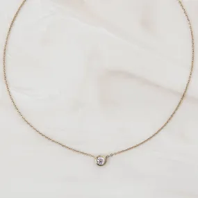 Bezel Stone Choker or Necklace