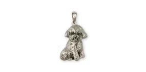 Bichon Frise Pendant Jewelry Sterling Silver Handmade Dog Pendant BF13-P