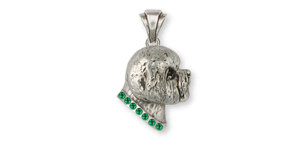 Bichon Frise Pendant Jewelry Sterling Silver Handmade Dog Pendant BF23-SP