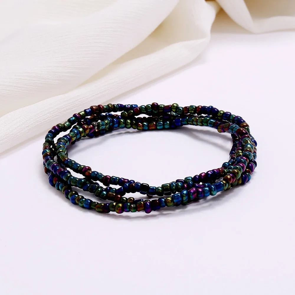 Boho Handmade Beaded Anklets