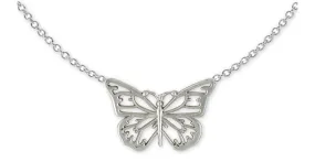 Butterfly Necklace Jewelry Sterling Silver Handmade Butterfly Necklace BY2-NK