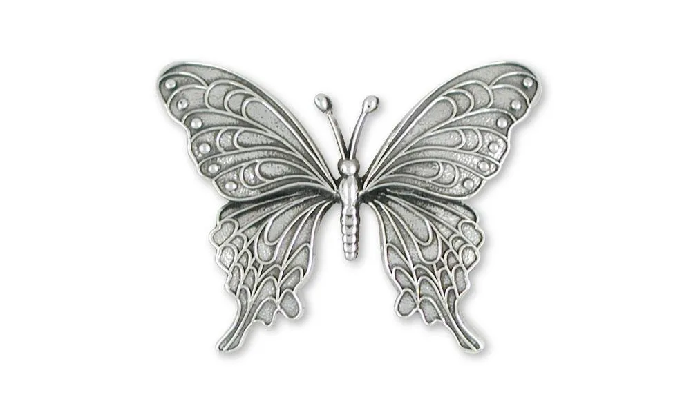 Butterfly Pendant Jewelry Sterling Silver Handmade Butterfly Pendant BY5-P