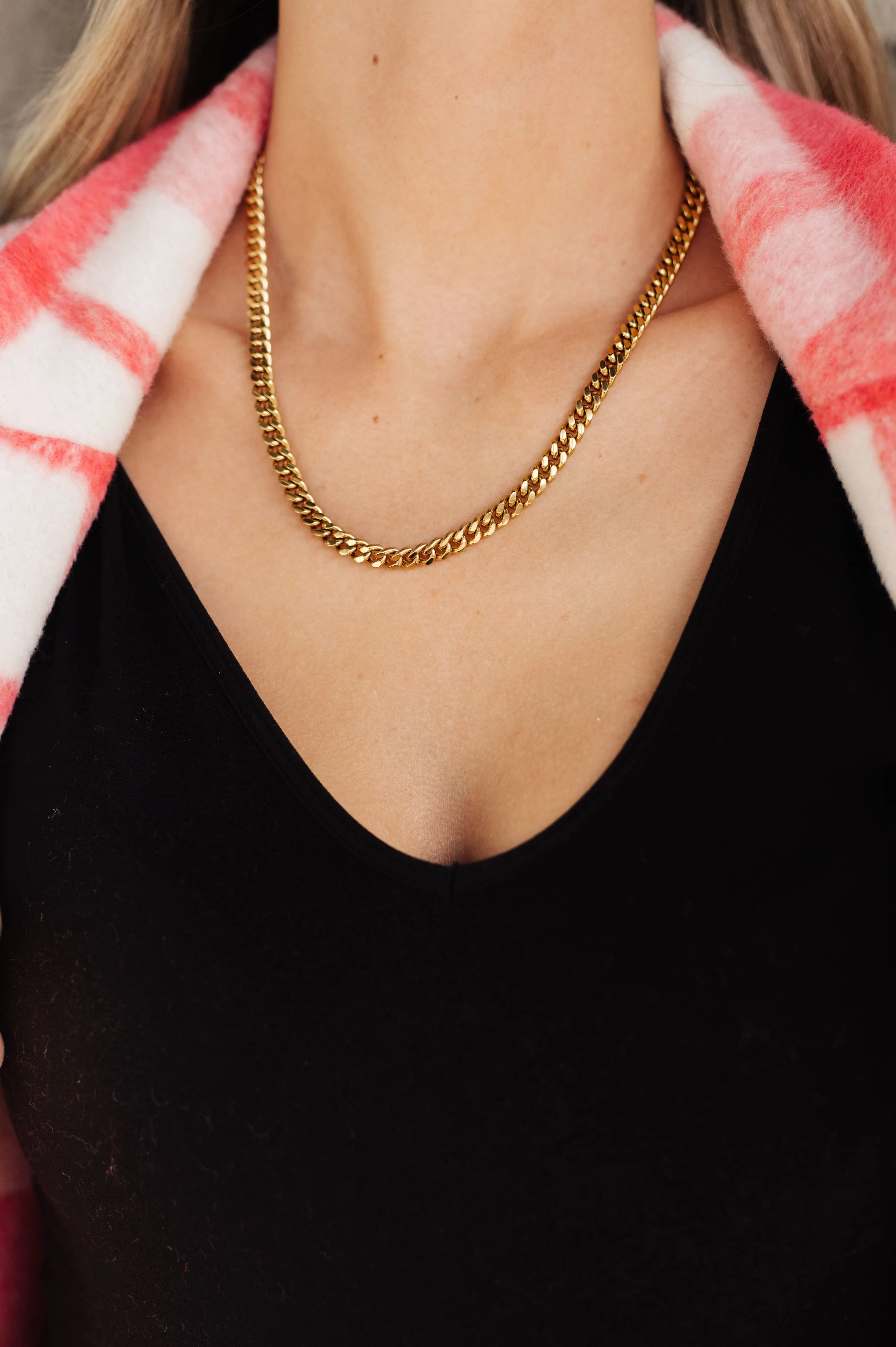 Chain Reaction Gold Plated Choker - 3/12