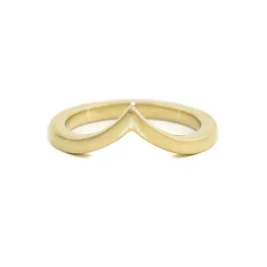 Classic 14k Gold x V-Tiara Band