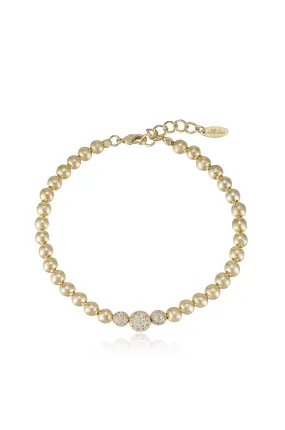 Crystal Ball Anklet