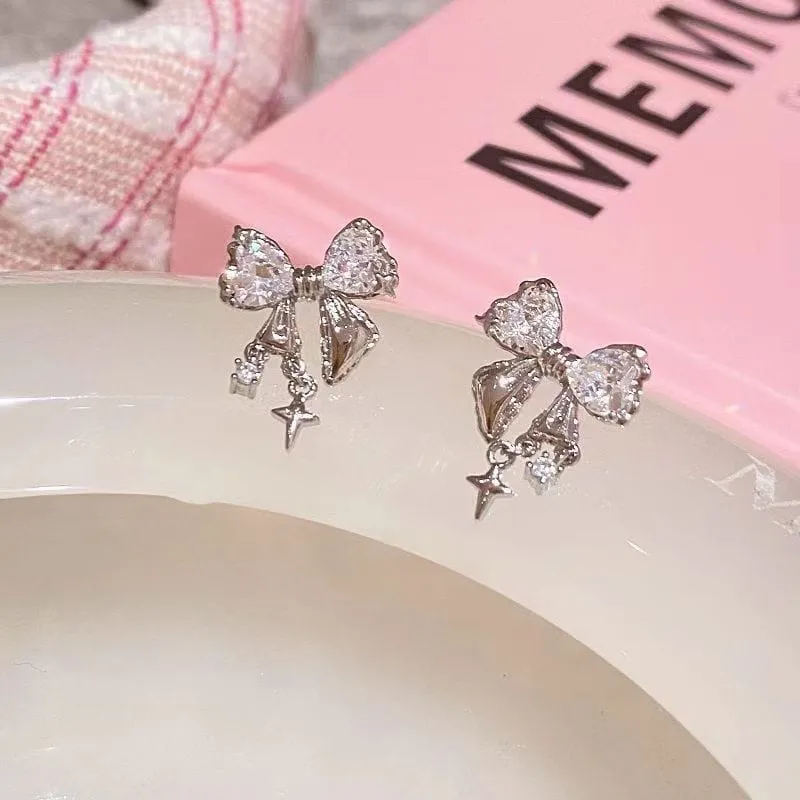 Crystal Bow Earrings MK18551