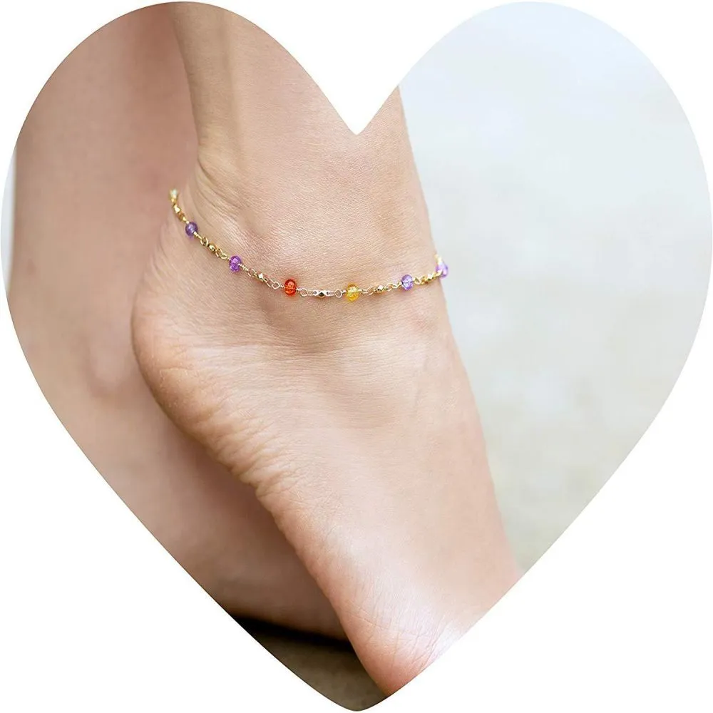 Cute Colorful Beads Anklet