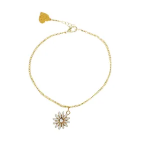 Daisy Charm Anklet