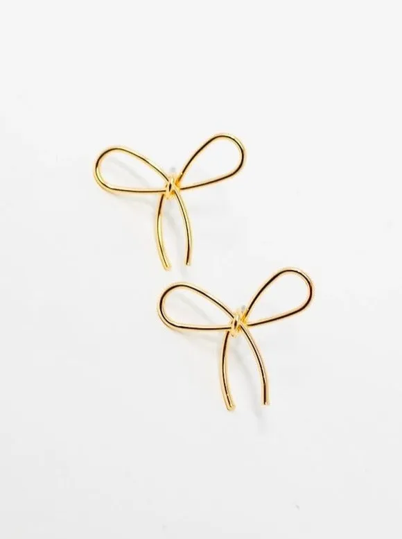 Delicate Bow Earring