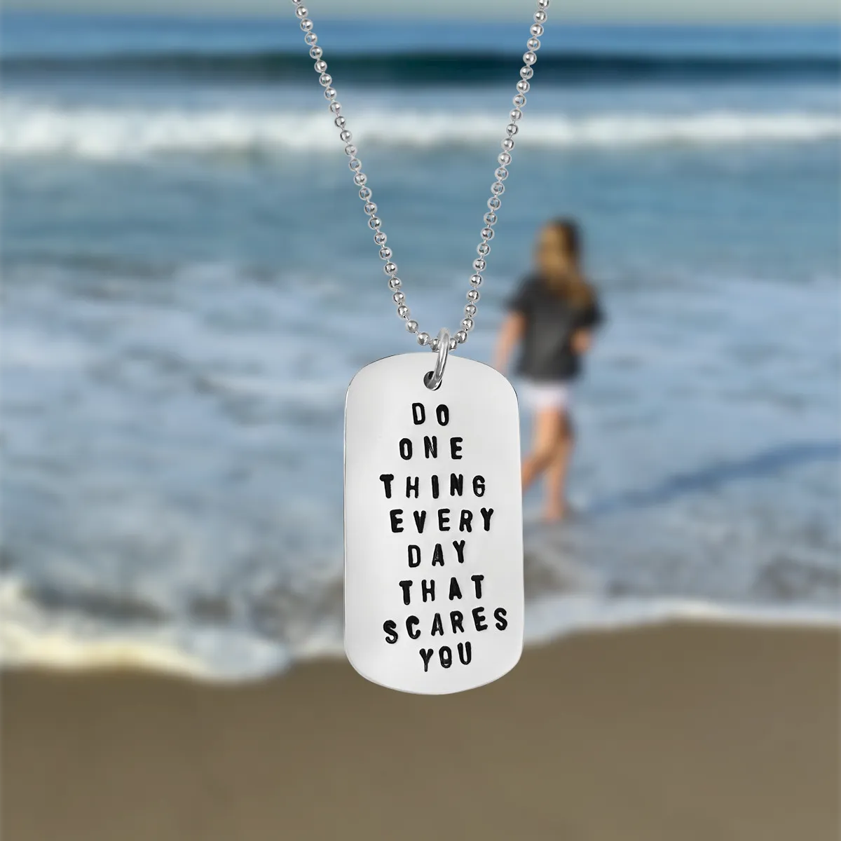 Do One Thing Every Day That Scares You Necklace