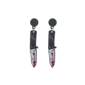 Earrings - Bloody Dagger