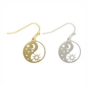 Earrings - Yin Yang Moon