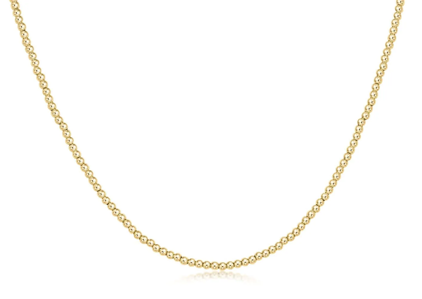 ENewton 17 Choker 2mm Gold Classic Necklace