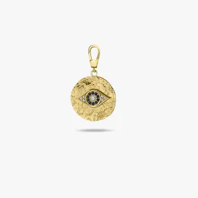 Evil Eye Pendant | 14K Solid Gold