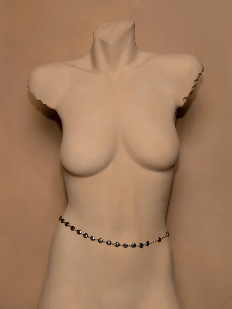 Evolution Pearl Belly Chain - Necklace - Choker - Anklet