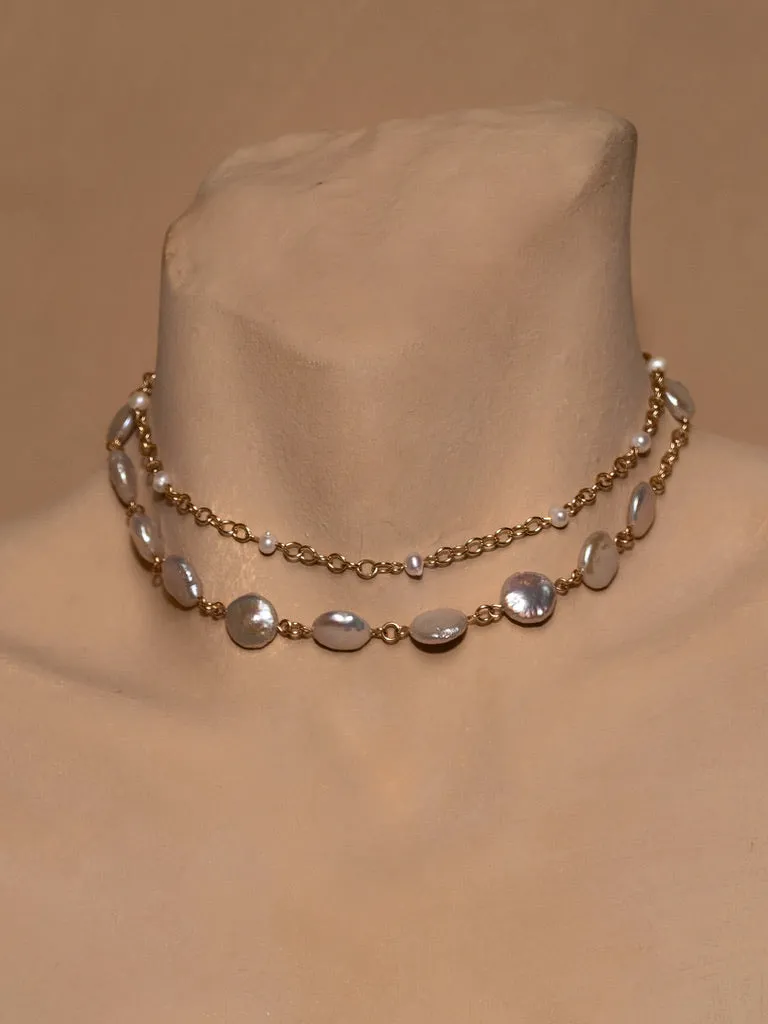 Evolution Pearl Belly Chain - Necklace - Choker - Anklet