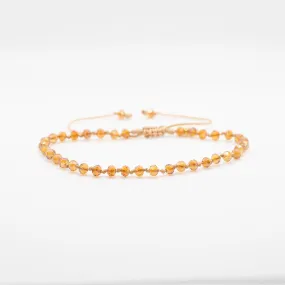 Fall Orange Anklet