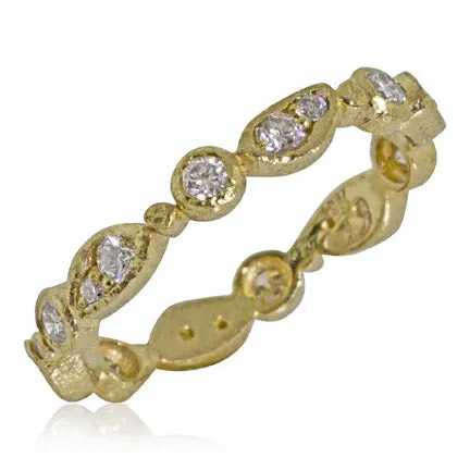 Forever Diamond Band in 18k Yellow Gold