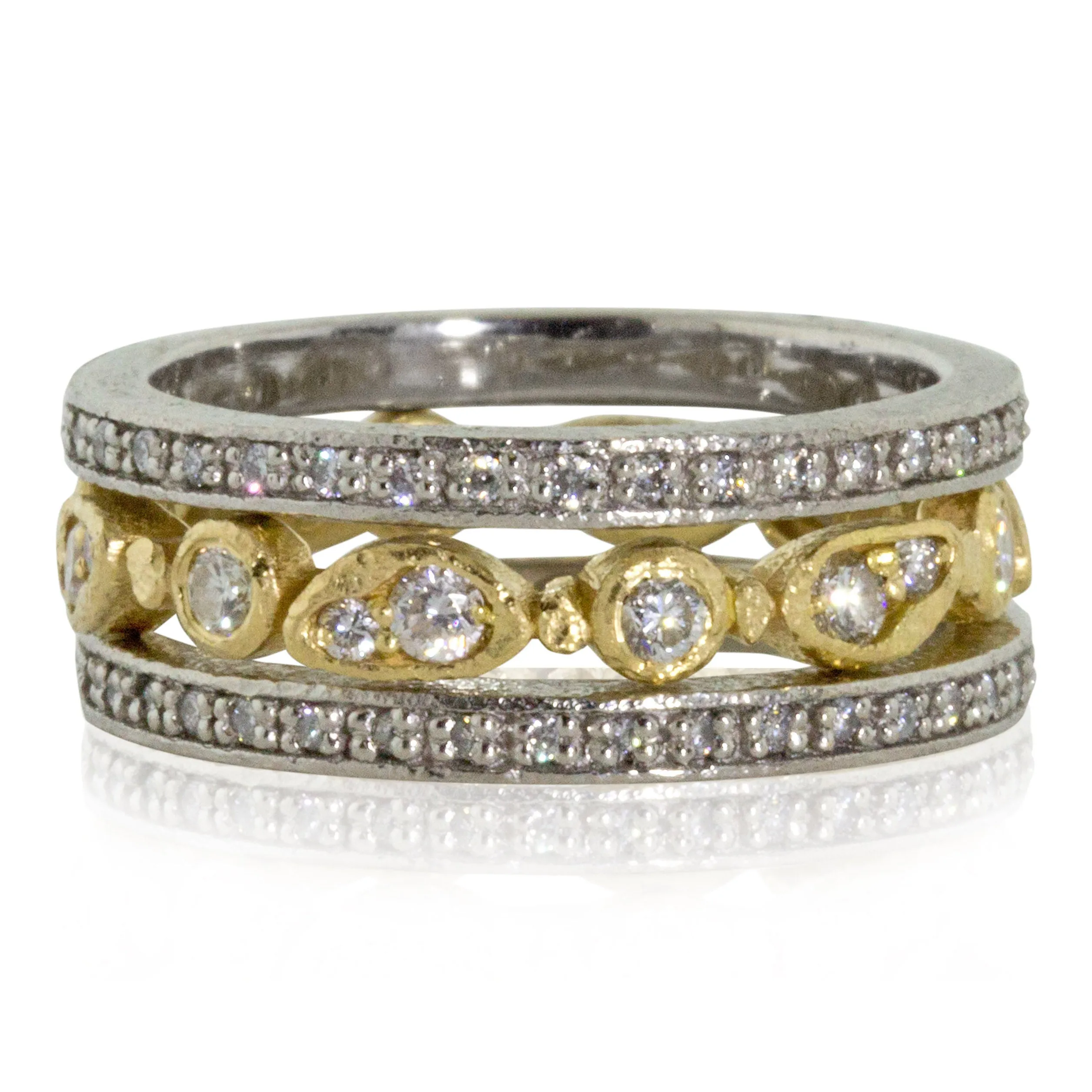 Forever Diamond Band in 18k Yellow Gold