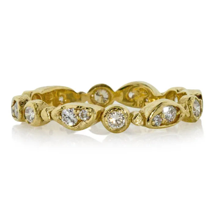 Forever Diamond Band in 18k Yellow Gold