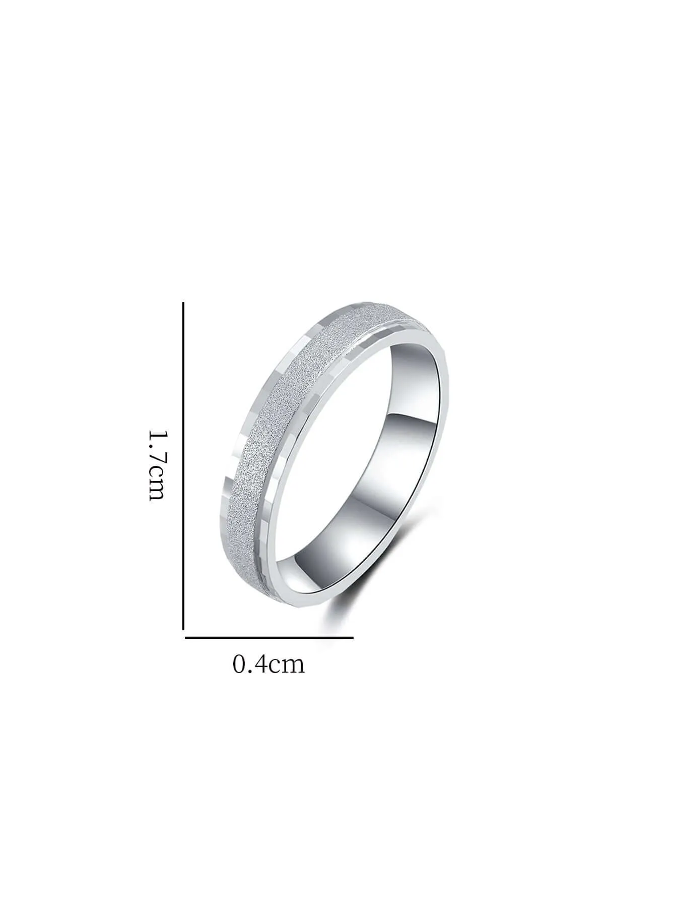 Frost Textured Wedding Ring