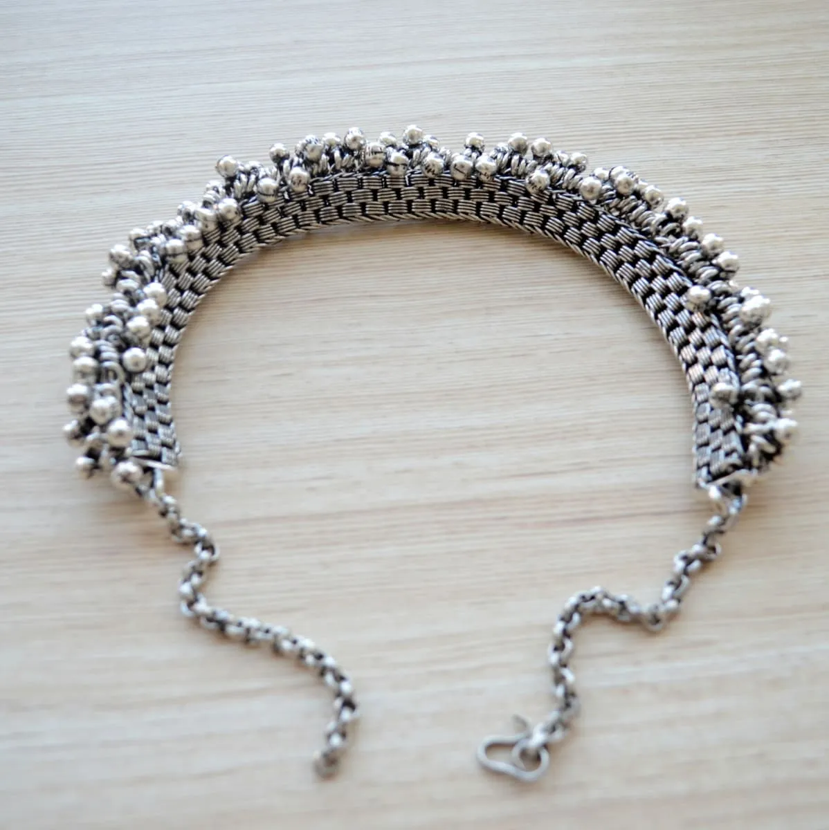 Handmade Silver Chocker Necklace