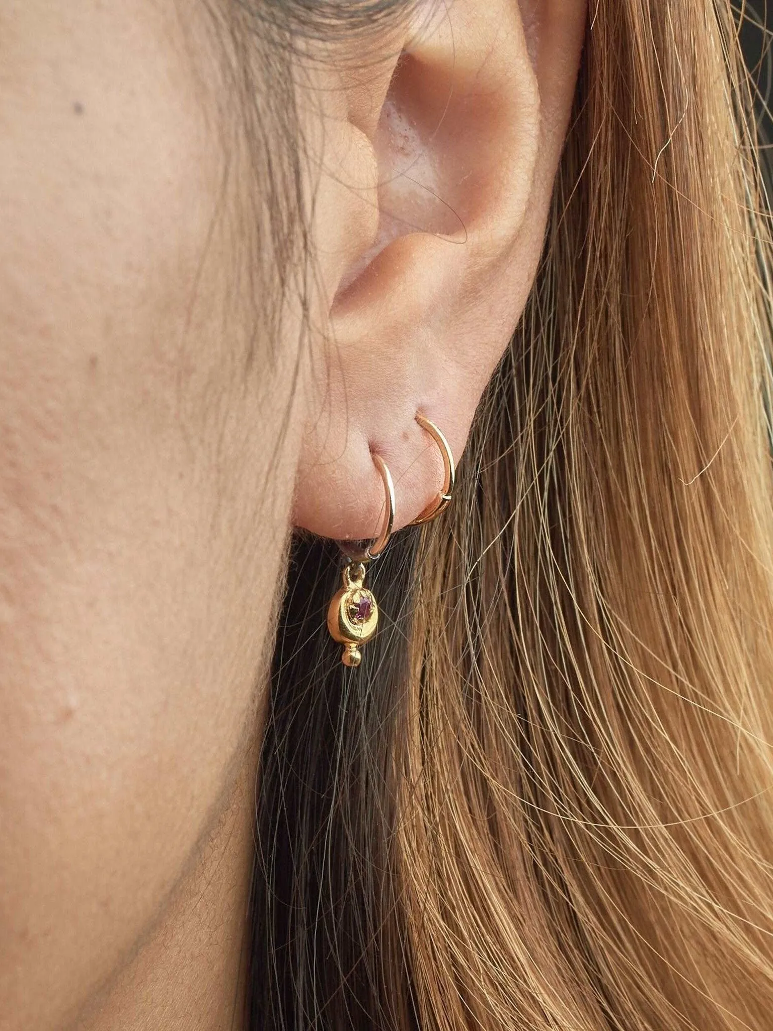 Homa Mini Hoop Earrings