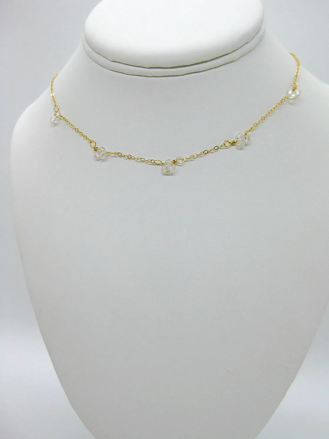 Hyacinth: Quartz Choker - n567