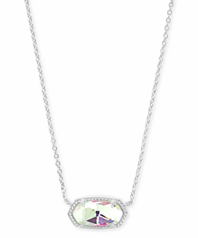 Kendra Scott Elisa Pendant Necklace - Dichroic Glass/Gold