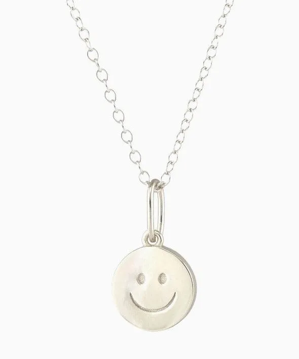 Kris Nations Happy Charm Necklace - Silver