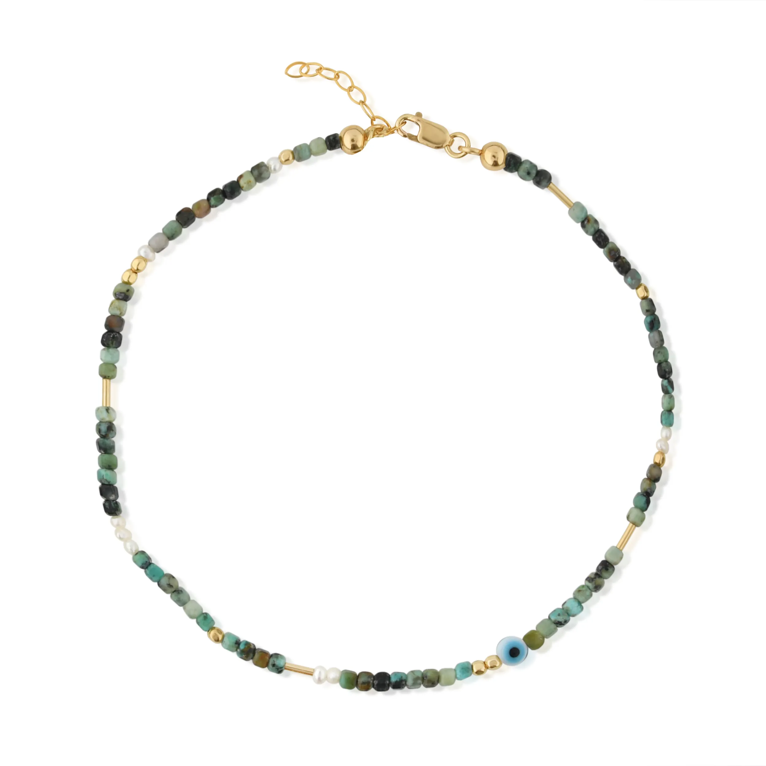 Luca Gemstone Anklet