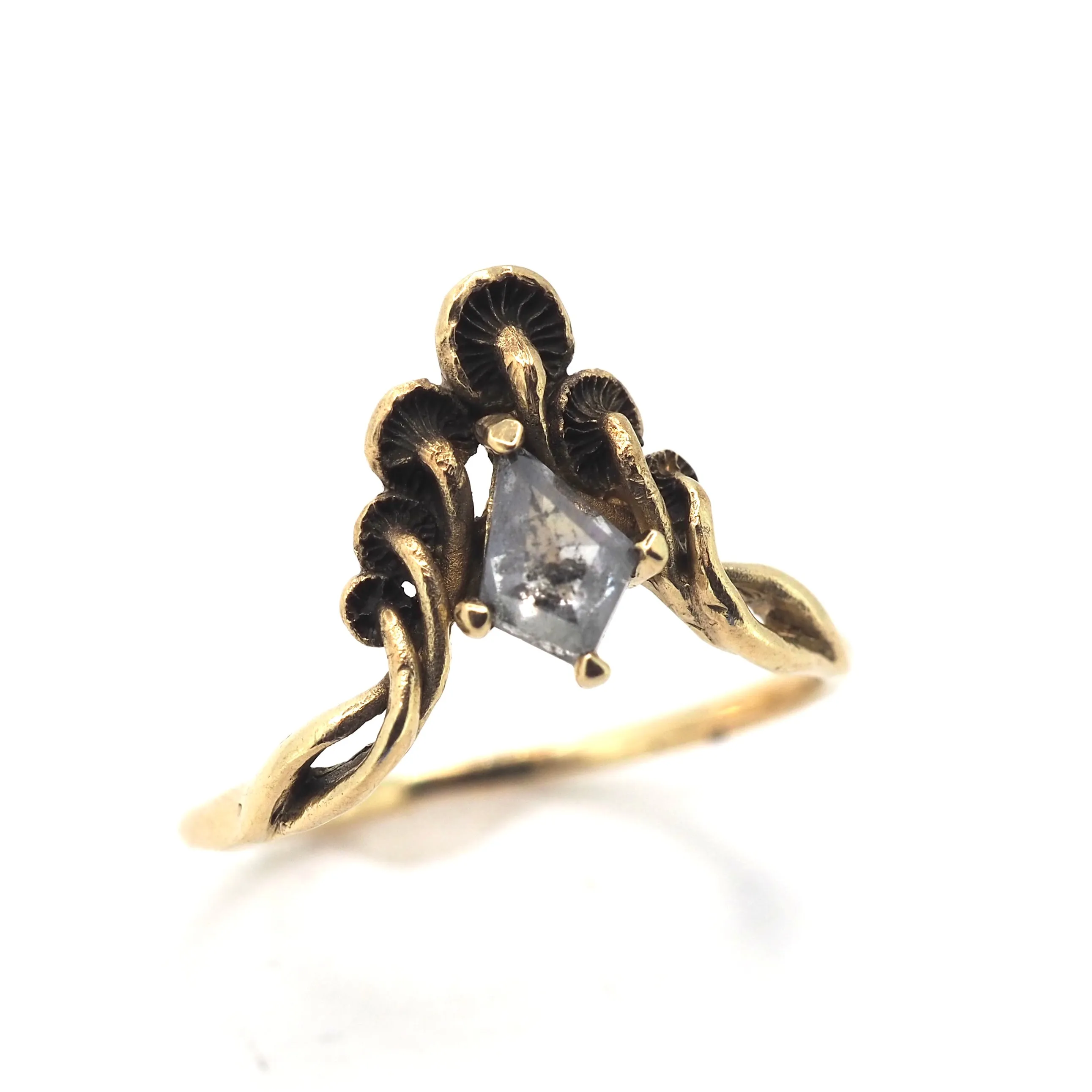 Mushroom peak ring