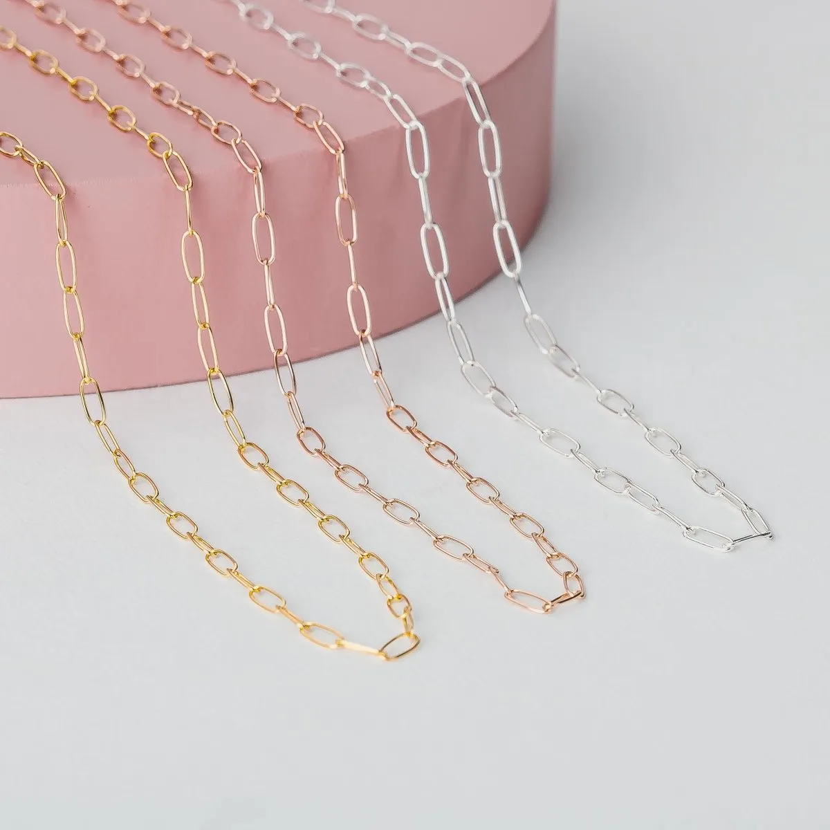 Paperclip Chain Anklet