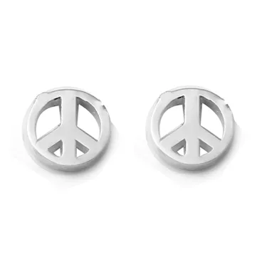 PEACE Petite Stud Earrings