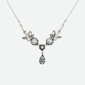 Petite Flora Pearl Necklace